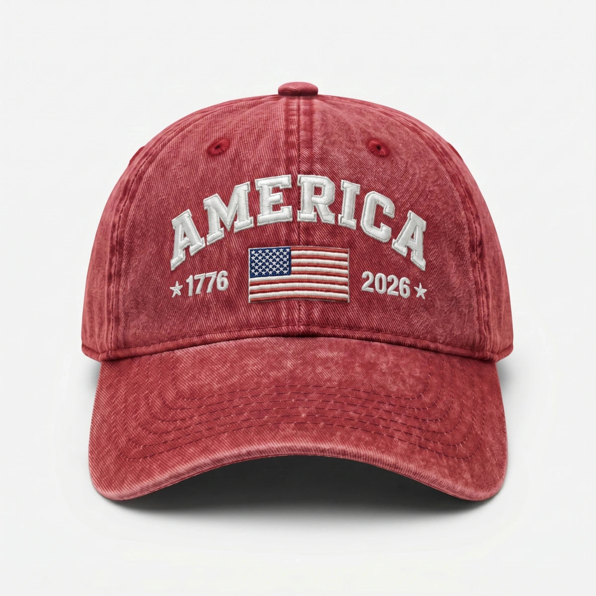 Vintage America 1776-2026 Flag Baseball Cap  - Historical 250th Anniversary Gift For Him Her
