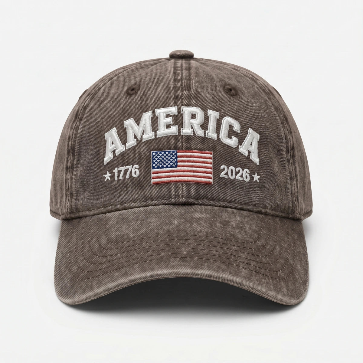 Vintage America 1776-2026 Flag Baseball Cap  - Historical 250th Anniversary Gift For Him Her