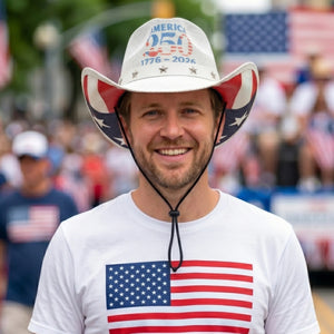 American 250th Anniversary Commemorative Cowboy Hat - Creative 4th Of July Independence Day Gift For Him