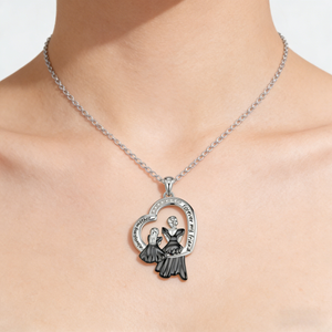 Personalized Mother & Daughter Heart Necklace With Engraved Name - Creative Mother's Day Gift For Mom