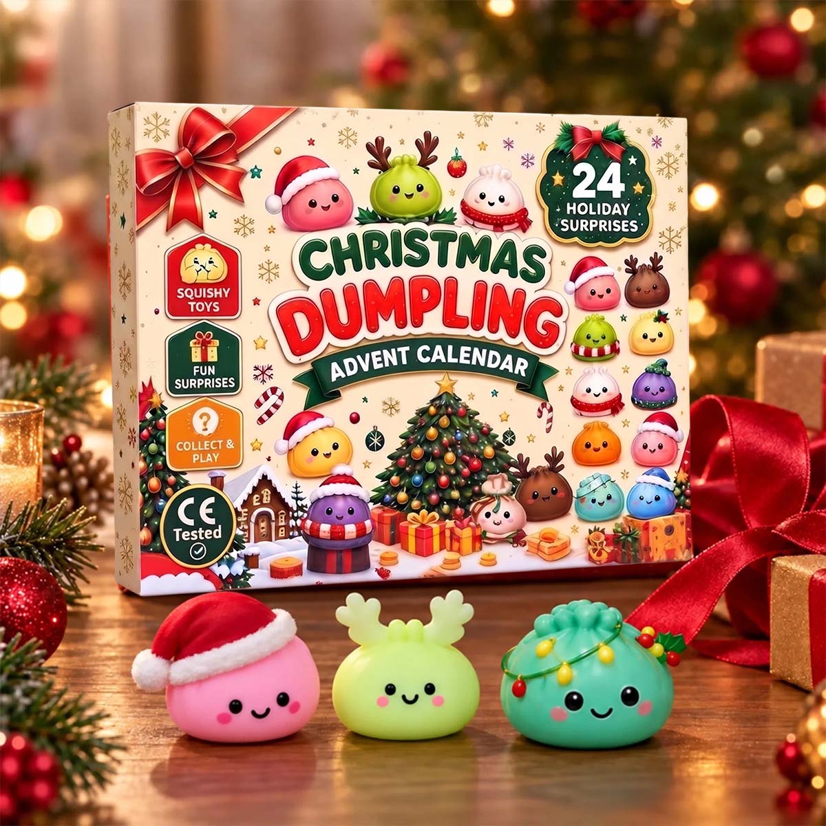 Christmas Dumpling Gifts - Squishy Dumpling Advent Calendar
