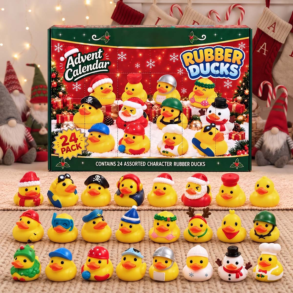 Rubber Duck Advent Calendar - 24-Day Christmas Countdown Gift