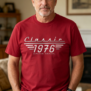 Personalized Classic T-Shirt With Year | Father‘s Day Gift For Dad Grandpa