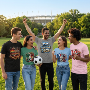 Personalized 2026 World Cup Country T-Shirt With Name & lcon | Gift For Soccer Fans