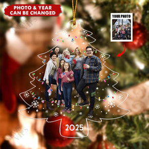 Celebrate Your Family This Christmas With A Personalized Tree Acrylic Ornament,Gift For Family