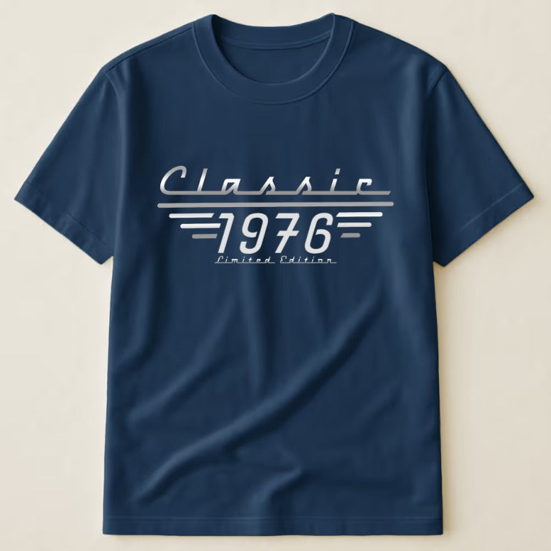 Personalized Classic T-Shirt With Year | Father‘s Day Gift For Dad Grandpa