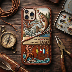 Personalized Reel Cool Fishing Dad Phone Case - Father's Day Gifts