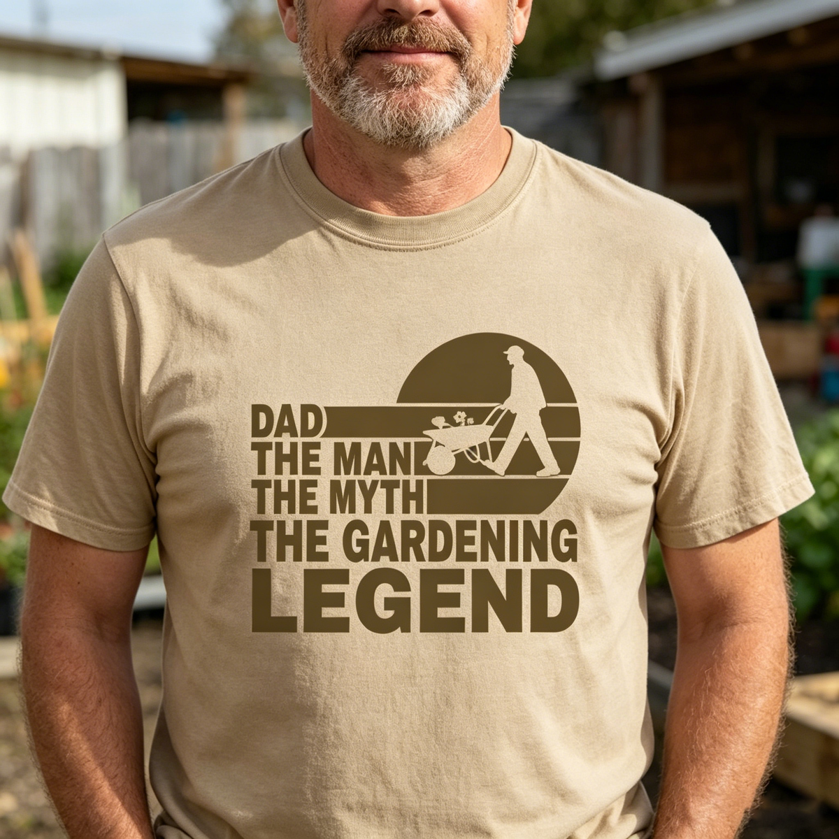 Personalized "The Gardenfather" Funny Gardening Shirt With Name - Father's Day Gift For Grandpa & Dad