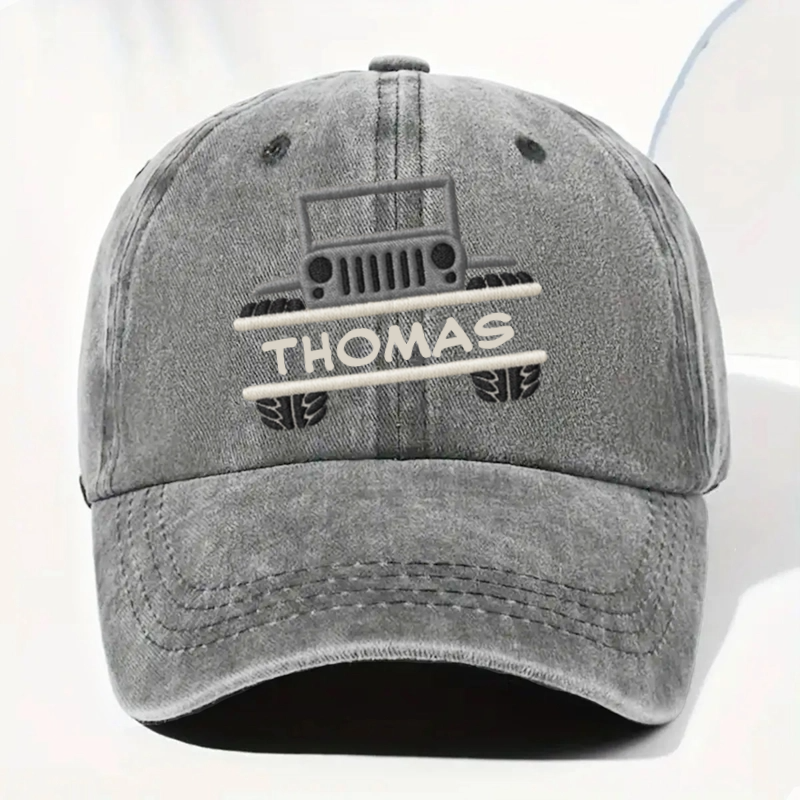 Personalized Adventure Awaits Car Cap With Color & Name | Father's Day Gift For Dad