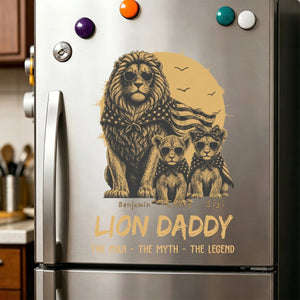 Personalized The Man The Myth The Legend Lion Dad Car Decal | Father's Day Gift