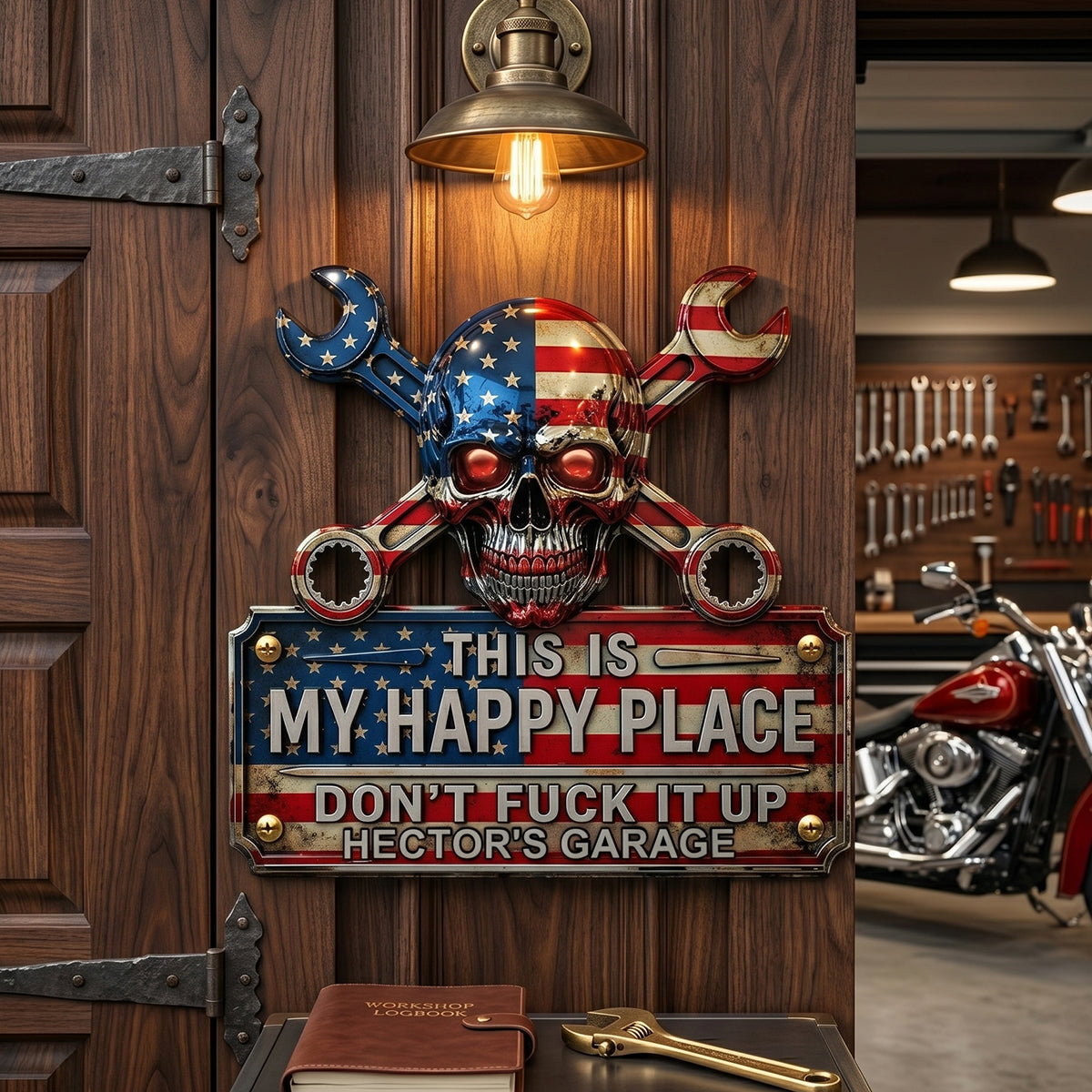Personalized "Don't Mess This Up" Metal Sign | America 250th Man Cave Wall Art Gift