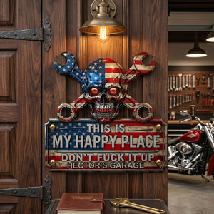 Personalized "Don't Mess This Up" Metal Sign | America 250th Man Cave Wall Art Gift