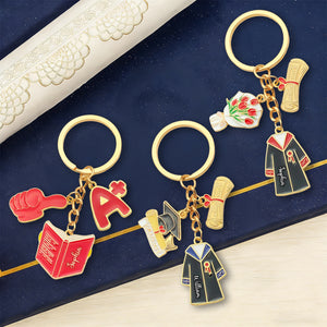 Personalized Graduation Souvenir Keychain With Name | Grad Season Gift For Graduates & Students