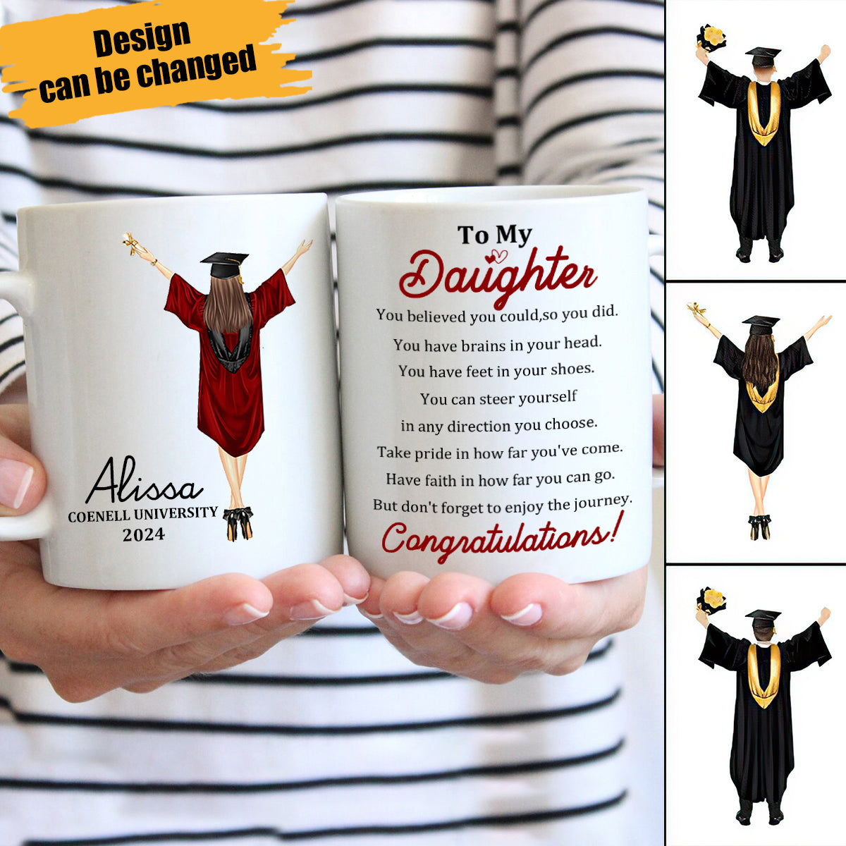 Moerge Graduation You Believed You Could So You Did - Personalized Mug
