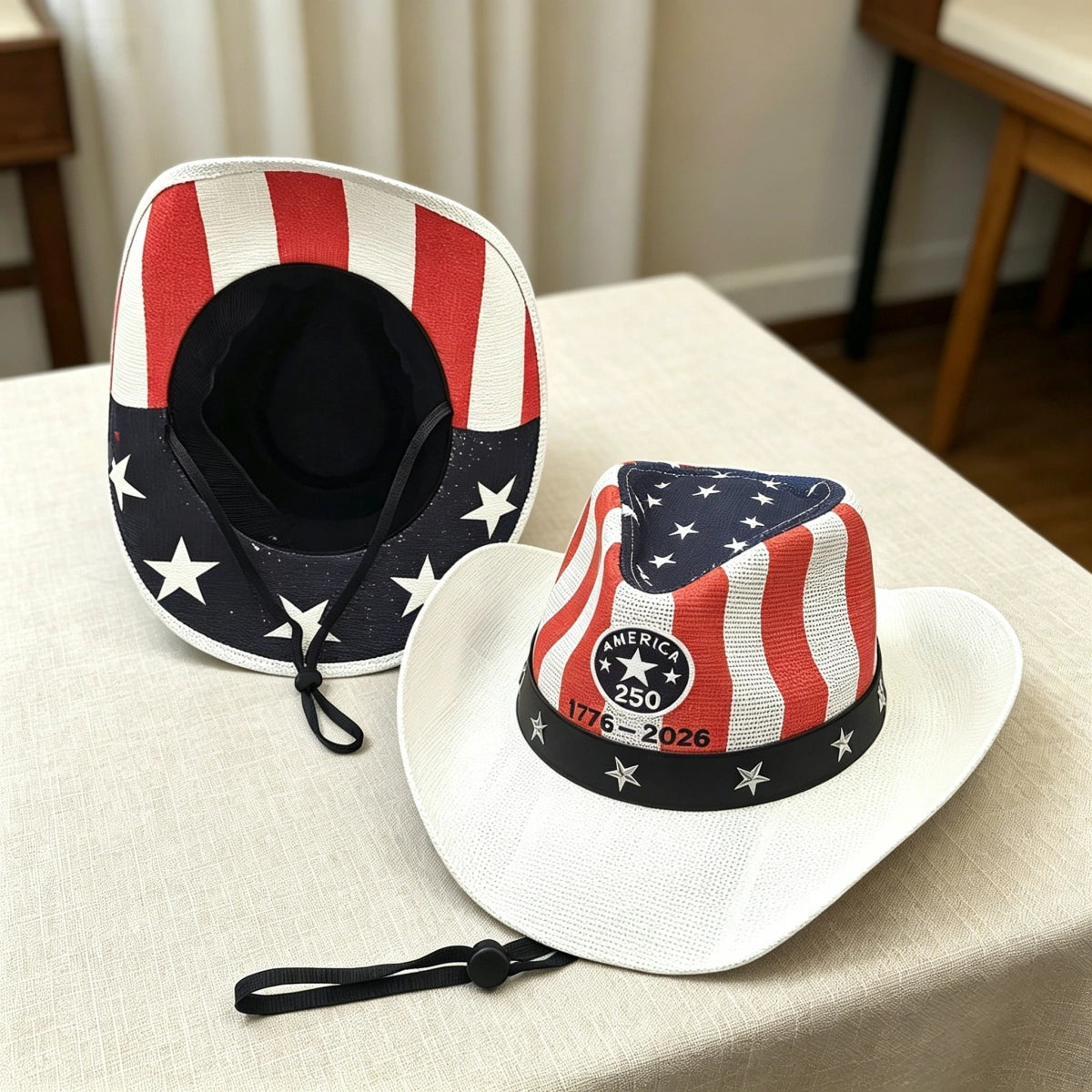 American 250th Anniversary Commemorative Cowboy Hat - Creative 4th Of July Independence Day Gift For Him