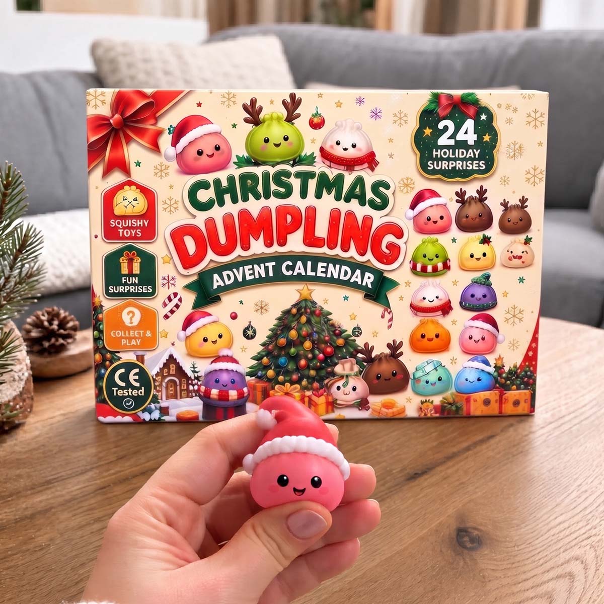Christmas Dumpling Gifts - Squishy Dumpling Advent Calendar