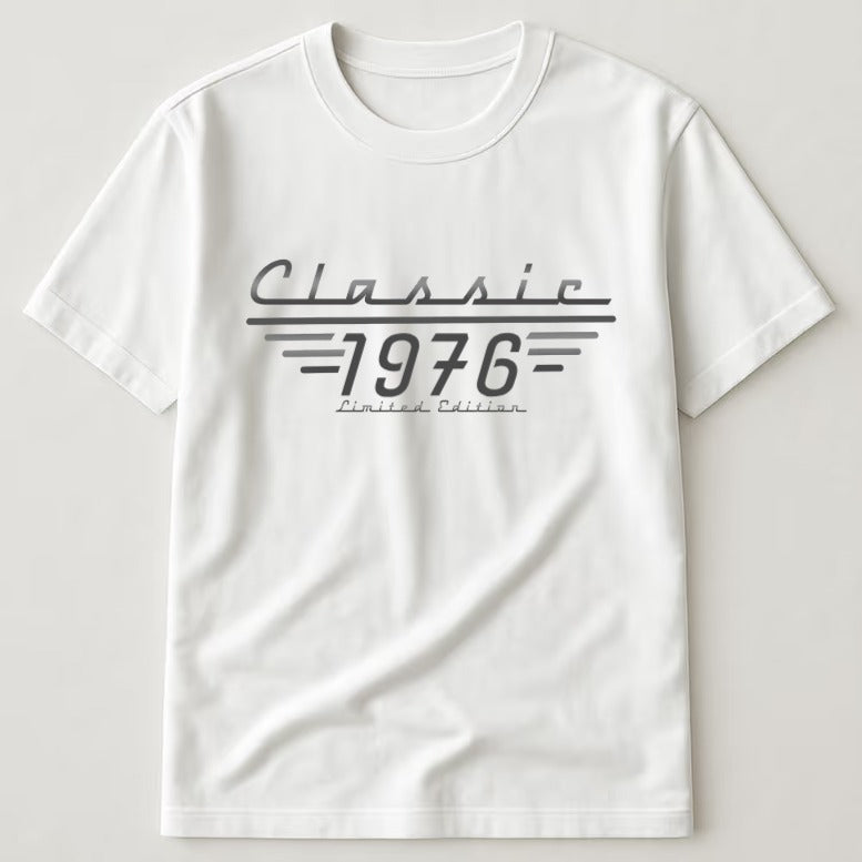 Personalized Classic T-Shirt With Year | Father‘s Day Gift For Dad Grandpa