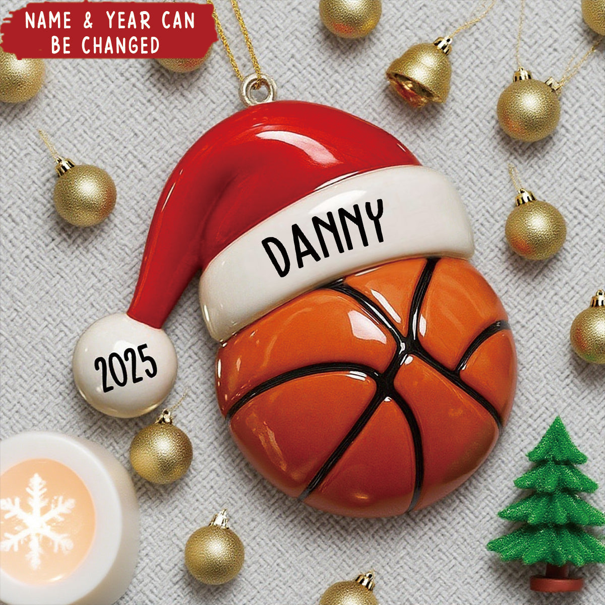 Personalized Sports Softball Athlete Wood Ornament With Name & Year,Thoughtful End-of-Season Christmas Gift For Athletes And Coaches