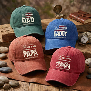 Personalized America 250 Anniversary Classic Cap | Father's Day Gift For Dad Grandpa