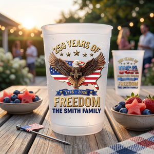 Custom Party Cups - Personalized America 250th Anniversary Gifts