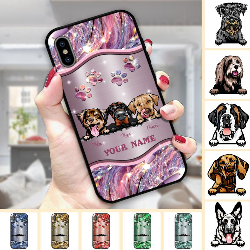Personalized Dog Phone Cases - Exclusively Customized, Available in Multiple Colors Pet Phone Cases