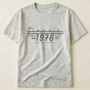 Personalized Classic T-Shirt With Year | Father‘s Day Gift For Dad Grandpa