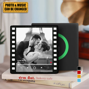 Personalized Colorful Frame Album Music Fridge Magnet With Photo & Music Unique Anniversary Birthday Gift For Her Him