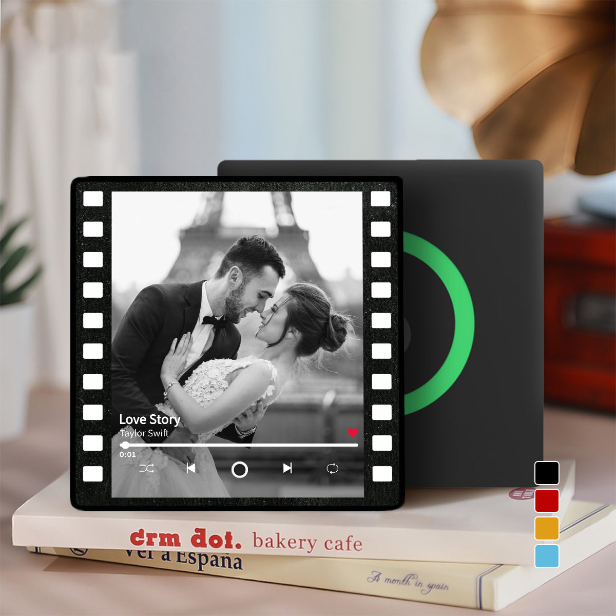 Personalized Colorful Frame Album Music Fridge Magnet With Photo & Music Unique Anniversary Birthday Gift For Her Him