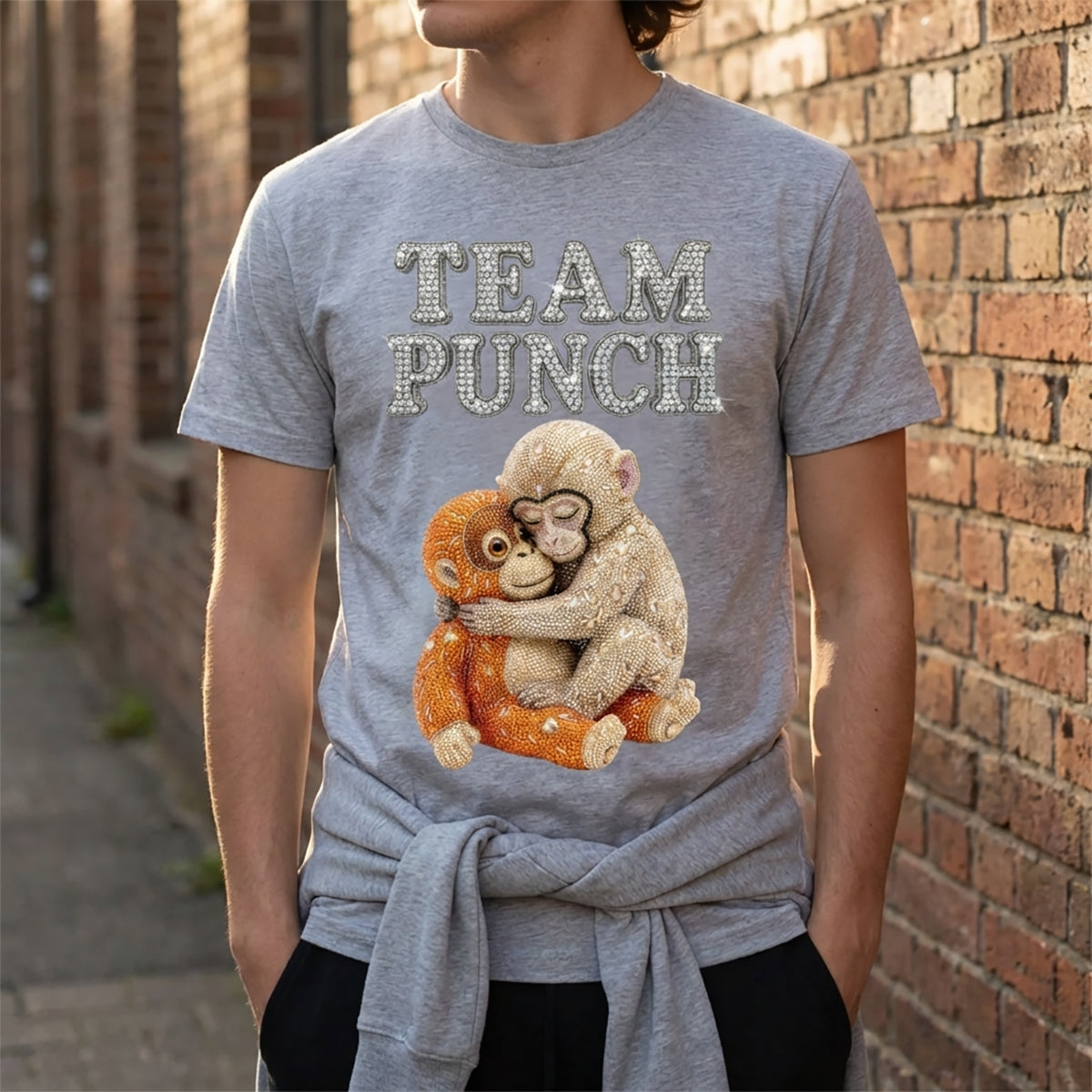 Monkey Punch T-Shirt - Gift For Family Friends Loved Ones