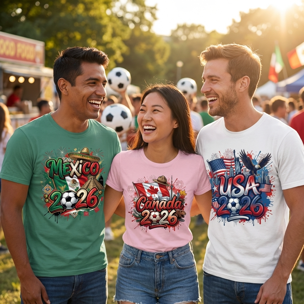 Personalized 2026 World Cup Country T-Shirt With Name & lcon | Gift For Soccer Fans