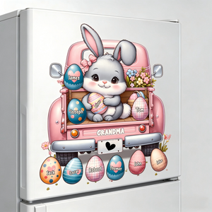 Personalized Cute Easter Egg Decal With 1-15 Grandkids' Names I 2026 Easter Gift For Grandma