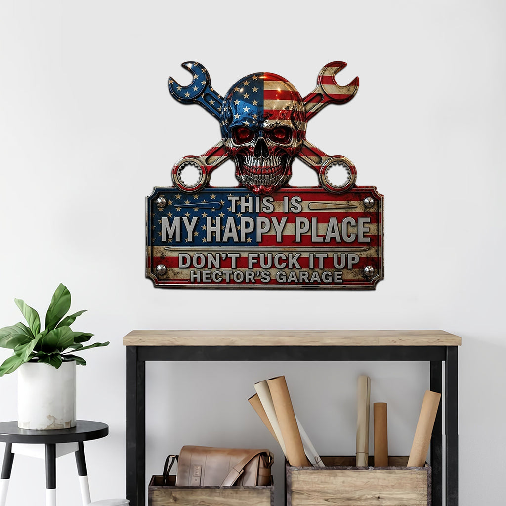 Personalized "Don't Mess This Up" Metal Sign | America 250th Man Cave Wall Art Gift