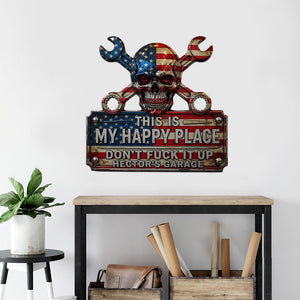 Personalized "Don't Mess This Up" Metal Sign | America 250th Man Cave Wall Art Gift