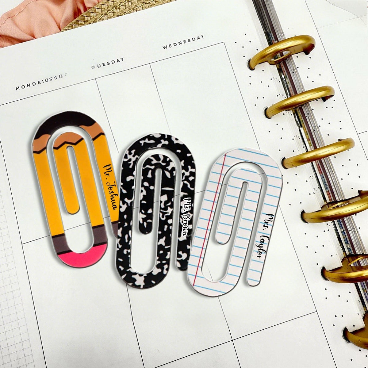 Back to School Gift, Teacher Appreciation Gift - Personalized Jumbo Paper Clip