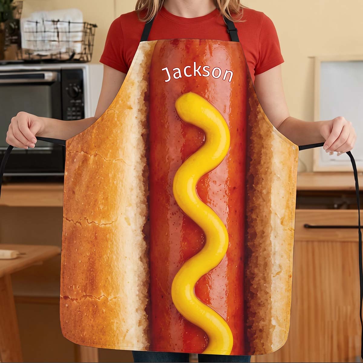 Grill Like a Top Dog - Personalized Hot Dog Cooking Apron Gift For Man