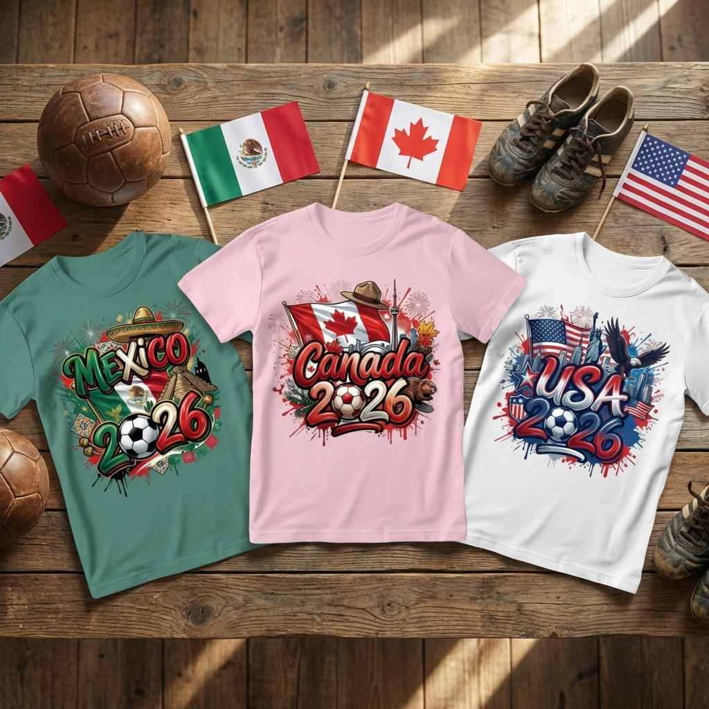 Personalized 2026 World Cup Country T-Shirt With Name & lcon | Gift For Soccer Fans
