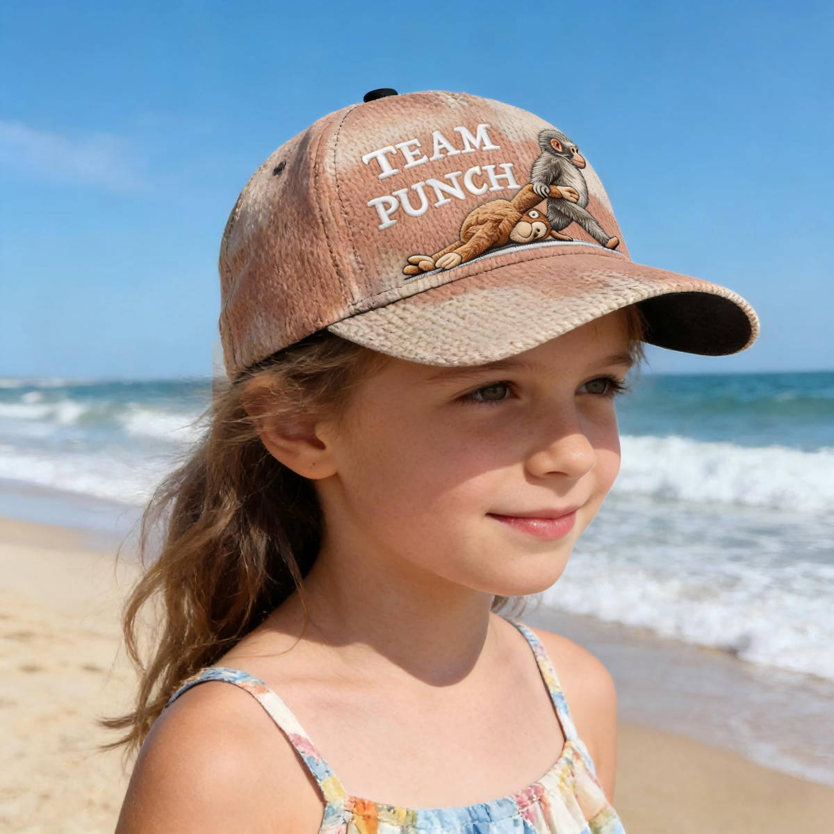 Team Punch  Monkey Lover Classic Cap —Streetwear Fashion Accessory Gift For Kids