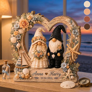 Personalized Couple Wedding Wooden Block | Anniversary Keepsake Decor For Newlyweds Couples