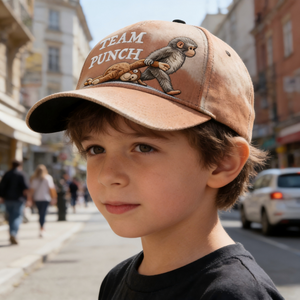 Team Punch  Monkey Lover Classic Cap —Streetwear Fashion Accessory Gift For Kids
