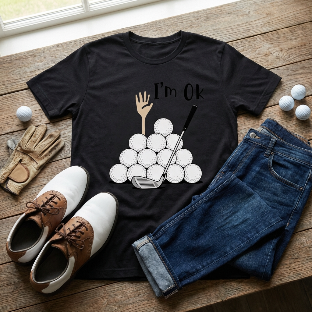 Personalized Funny "I'm Ok" Unisex T-Shirt