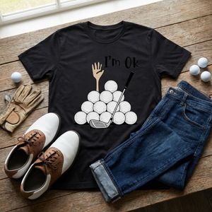 Personalized Funny "I'm Ok" Unisex T-Shirt