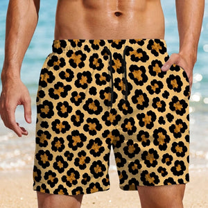 Custom Funny Swim Trunks With Fake Butt Print For Boyfriend Gag Gift