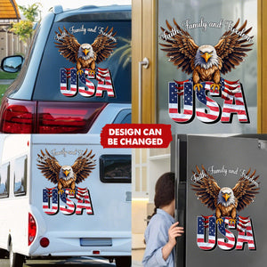 Personalized Patriotic Weatherproof Car Window Decal With USA 250th Anniversary Design - Commemorative Gift For Proud American Patriots