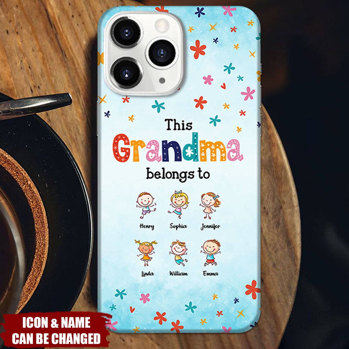 This Amazing Grandma Belongs To These Cool Kids - Gift For Mom, Grandma - Personalized Phone Case