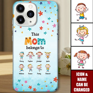 This Amazing Grandma Belongs To These Cool Kids - Gift For Mom, Grandma - Personalized Phone Case