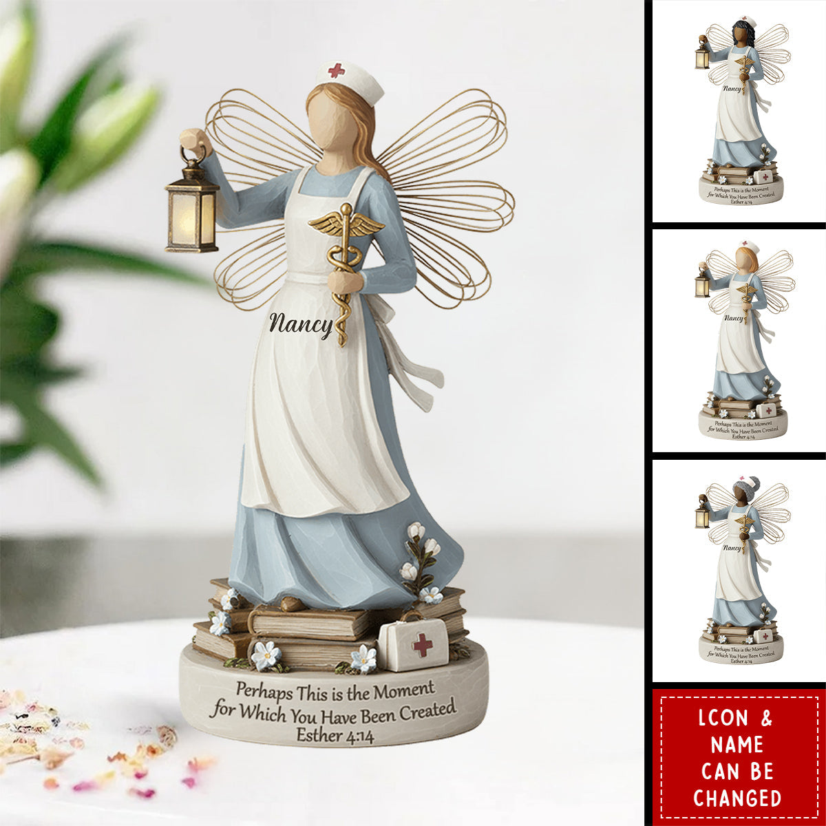 Personalized Nurse Acrylic Plaque With  Name & Icon | Unique Appreciation Gift For Nurses Healthcare Hero