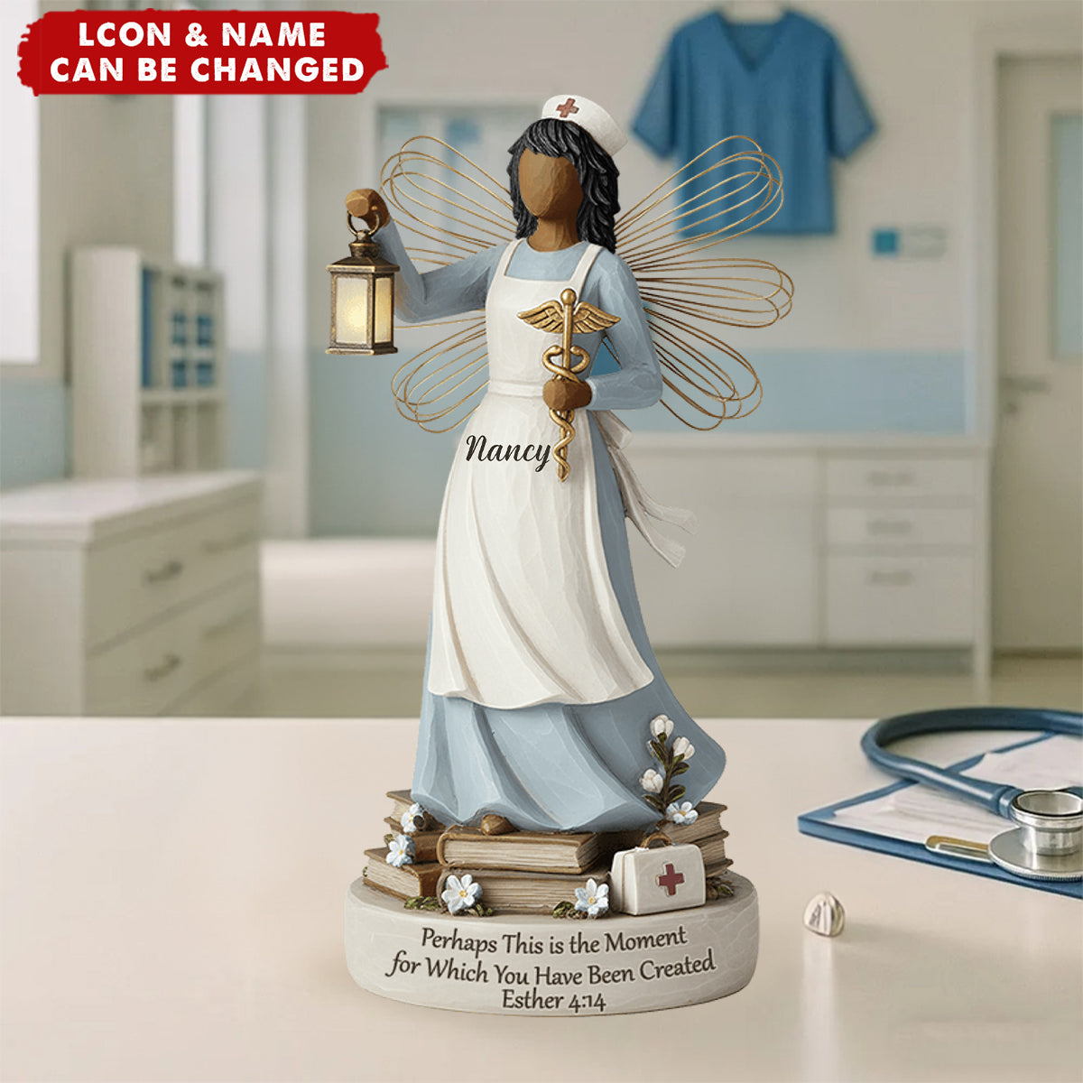 Personalized Nurse Acrylic Plaque With  Name & Icon | Unique Appreciation Gift For Nurses Healthcare Hero