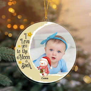 My First Christmas Gifts For Newborn Babies Custom Photo Ornament