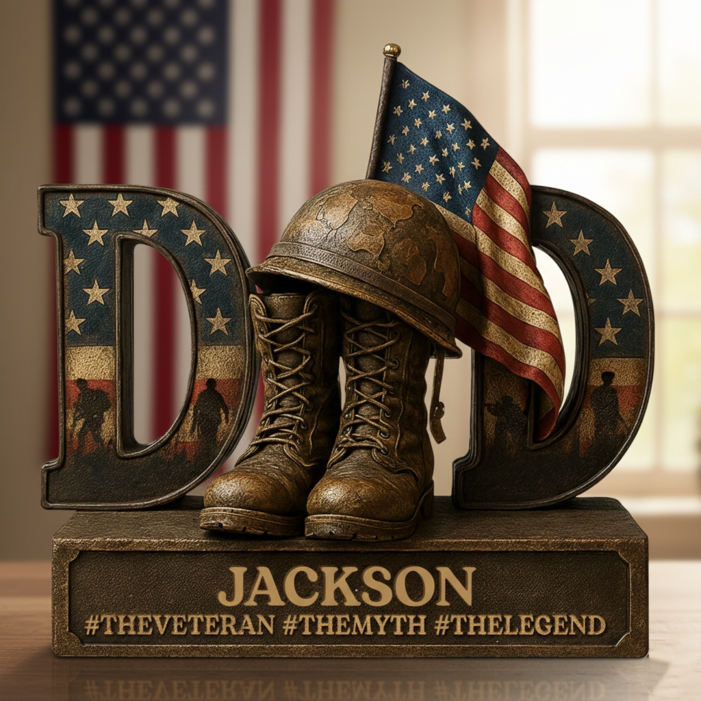 Personalized Dad "The Legend" Warrior Acrylic Plaque With Name & Warrior Design - Birthday Father’s Day Gift For Dad & Grandpa