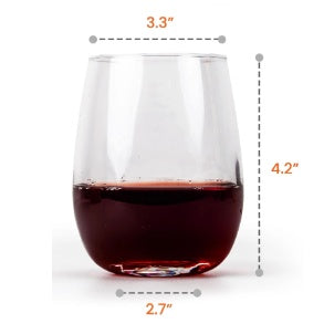 Customized Stemless Wine Glass With Flower & Name - Mother's Day Keepsake For Mothers